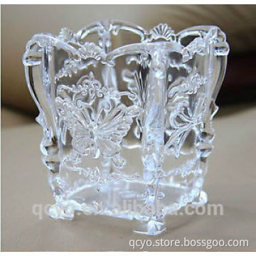 2015 fashion clear Acrylic vertical and drawer Jewelry Box made in china